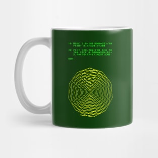 Spiral BASIC code Mug